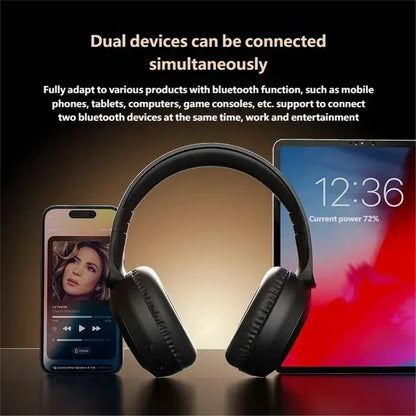 Acer OHR205 Wireless Musicheadphones - Hi-Fi Stereo, Foldable Design, Bluetooth +3.5Mm Wired Option, Perfect Spring Gaming Gift for Him &Her Summervibes